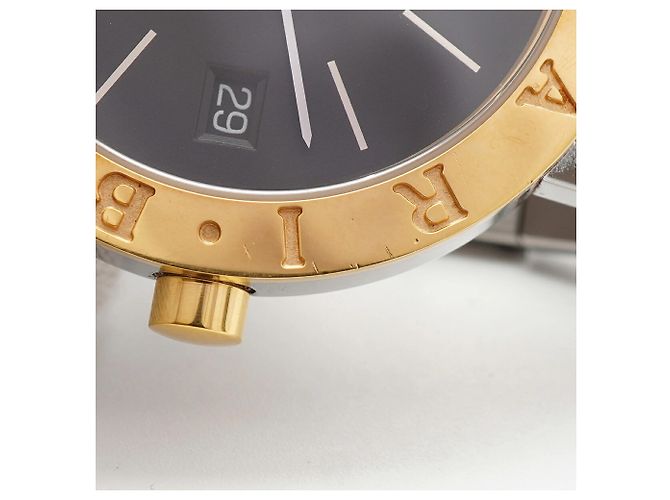 Bulgari Orologio da uomo Bvlgari BB33SG quadrante nero - vista 7