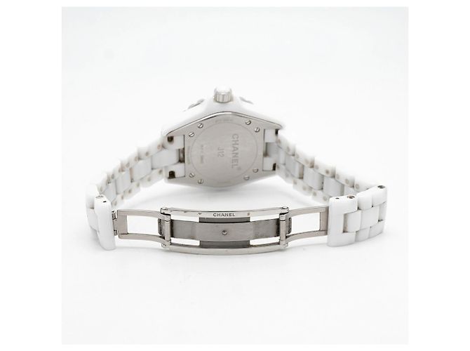 Reloj para mujer Chanel J12 Diamond H1628 Esfera Blanca - vista 4