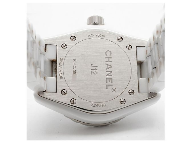 Reloj para mujer Chanel J12 Diamond H1628 Esfera Blanca - vista 5
