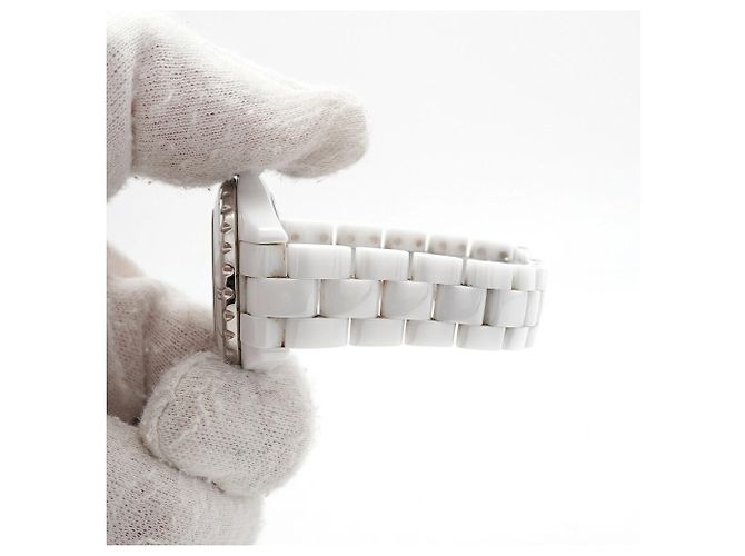 Reloj para mujer Chanel J12 Diamond H1628 Esfera Blanca - vista 6
