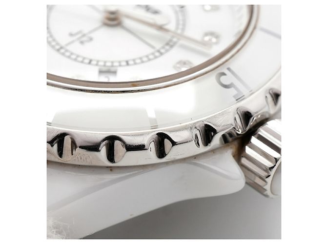 Reloj para mujer Chanel J12 Diamond H1628 Esfera Blanca - vista 7