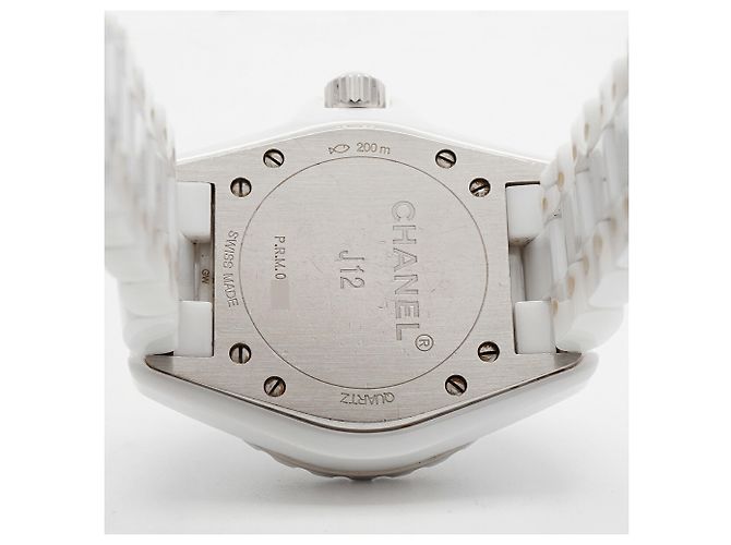 Reloj para mujer Chanel J12 12P Diamond White Dial - vista 5