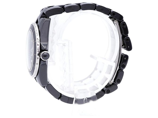 Orologio da donna Chanel J12 8P Diamond H2569 Quadrante Nero - vista 2
