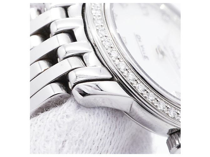 Omega De Ville Prestige Damenuhr mit Diamantlünette - Ansicht 7
