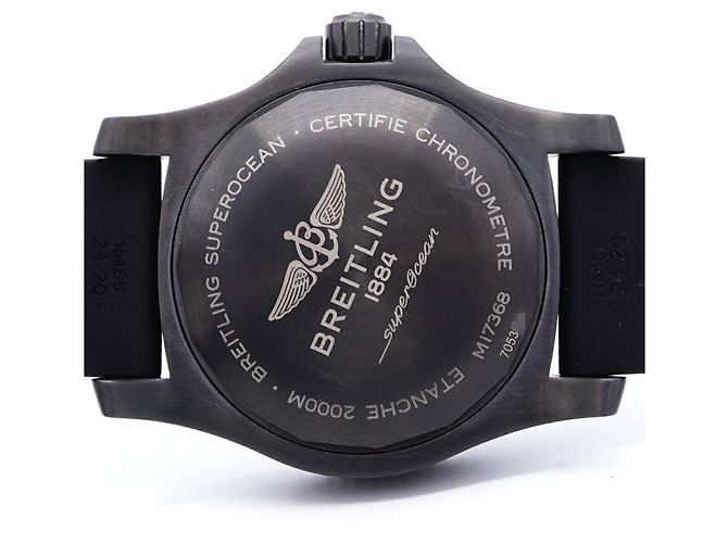 Orologio Breitling Superocean Automatic 46 M17368 Quadrante Giallo da Uomo - vista 5