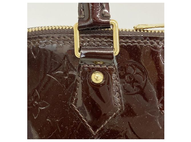 Sac à main Louis Vuitton Alma GM Vernis - vue 10