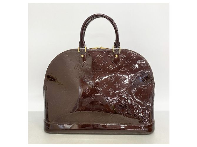 Sac à main Louis Vuitton Alma GM Vernis - vue 11