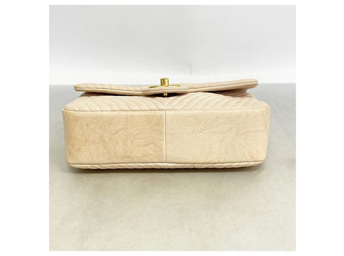 Bolsa de Ombro Chanel Pink Beige - vista 3