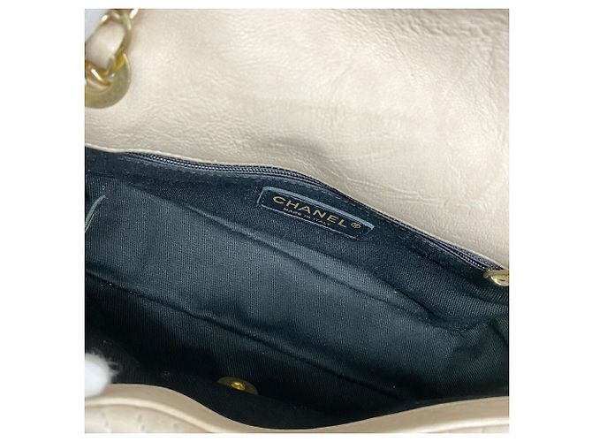 Bolsa de Ombro Chanel Pink Beige - vista 4