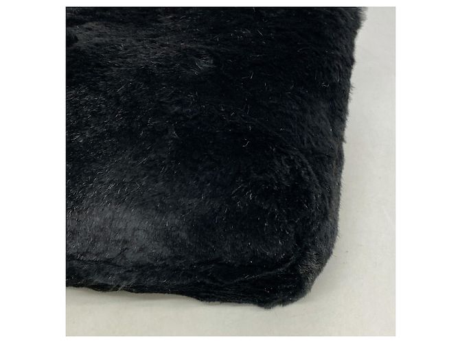 Bolsa de ombro de pele Chanel preta - vista 9