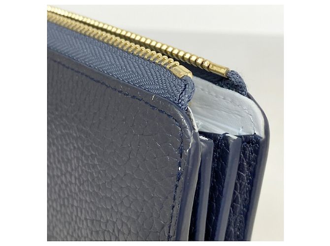 Louis Vuitton langes Portemonnaie in Navy Blue - Ansicht 5