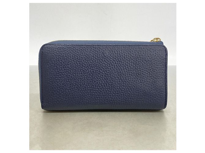 Louis Vuitton langes Portemonnaie in Navy Blue - Ansicht 9