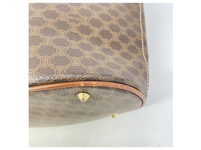 Céline Bolso Tote Celine Marrón con estampado Macadam - vista 7