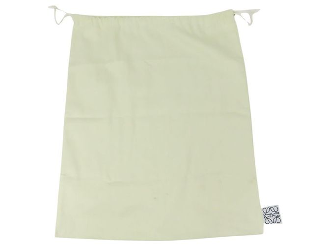 Sac Tote Loewe en raphia et cuir - vue 17
