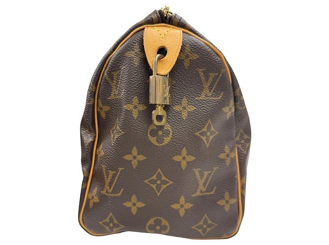 Sac à main Louis Vuitton Speedy 25 Monogram - vue 3
