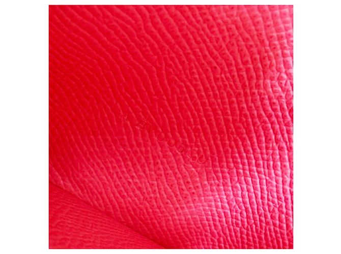 Hermès Hermes Bearn Soufflet Epsom Geldbörse in Rose Azalee - Ansicht 15