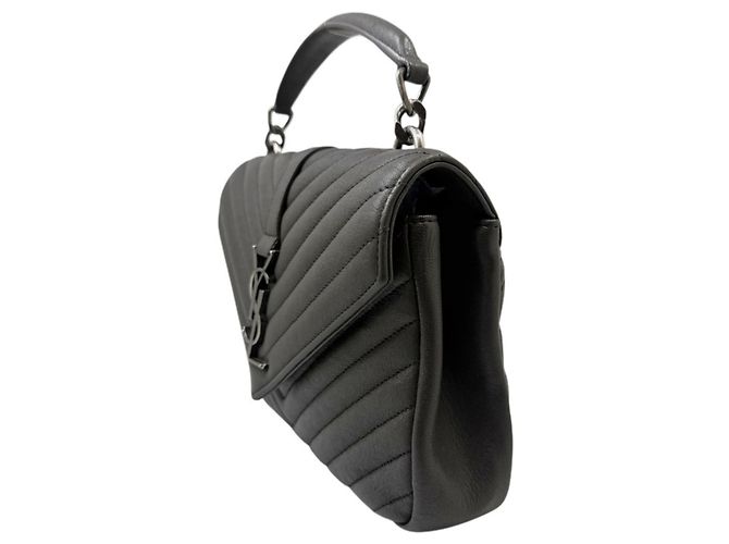 Autre Marque Borsa a tracolla Saint Laurent College Grigio Scuro - vista 4