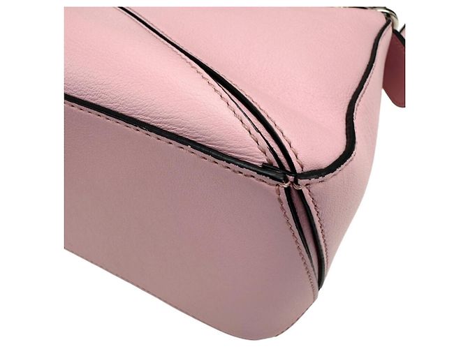 Loewe Puzzle Bag Small aus Kalbsleder in Sakura Pink - Ansicht 9