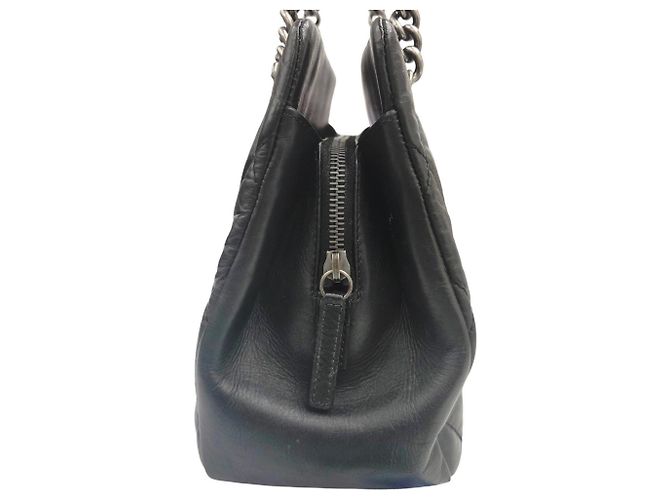 Borsa Tote con catena Chanel in vitello - vista 4