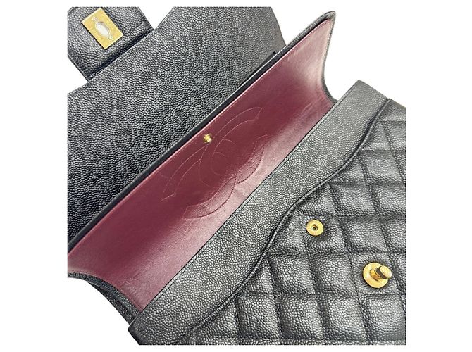 Timeless Chanel A58600 Large Matelassé Double Flap Schultertasche - Ansicht 13