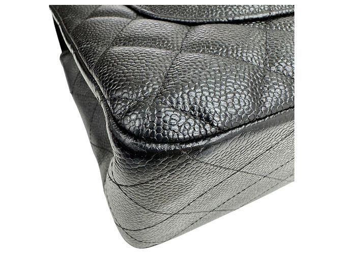 Timeless Chanel A58600 Large Matelassé Double Flap Schultertasche - Ansicht 9