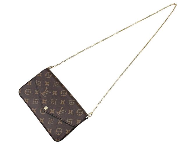 Louis Vuitton Pochette Felicie Monogram Chain Shoulder Bag - vista 10