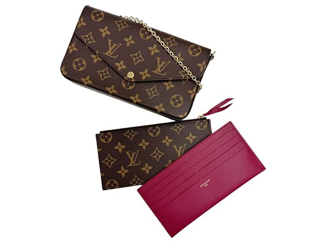 Louis Vuitton Pochette Felicie Monogram Chain Shoulder Bag - vista 11