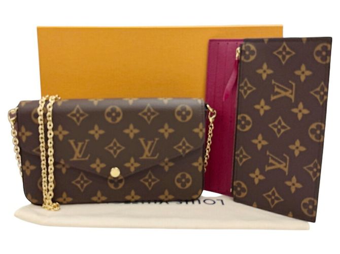 Louis Vuitton Pochette Felicie Monogram Chain Shoulder Bag - vista 14