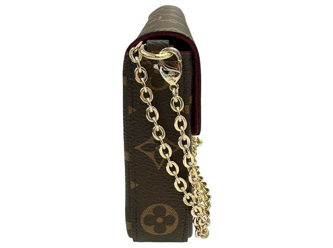 Louis Vuitton Pochette Felicie Monogram Chain Shoulder Bag - vista 3