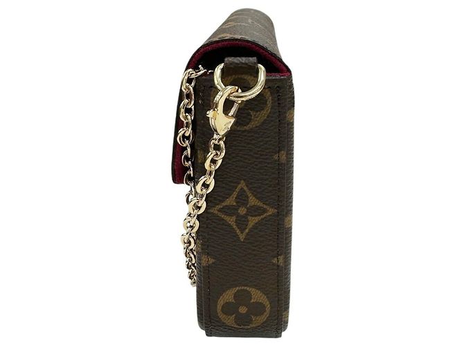 Louis Vuitton Pochette Felicie Monogram Chain Shoulder Bag - vista 4