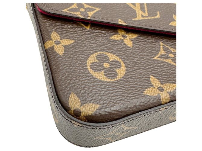 Louis Vuitton Pochette Felicie Monogram Chain Shoulder Bag - vista 6
