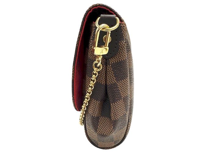 Borsa a tracolla Louis Vuitton Favorite MM Damier - vista 4