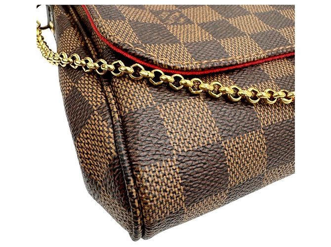 Borsa a tracolla Louis Vuitton Favorite MM Damier - vista 6