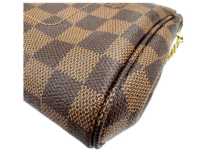 Borsa a tracolla Louis Vuitton Favorite MM Damier - vista 8