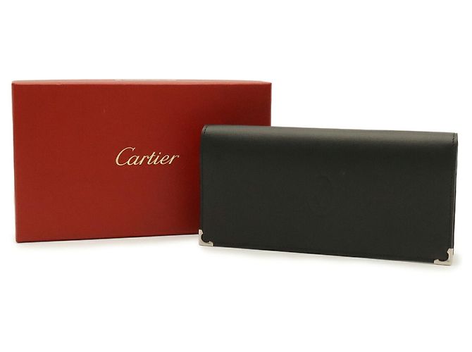 Portafoglio bi-fold in pelle Cartier Cabochon - vista 9