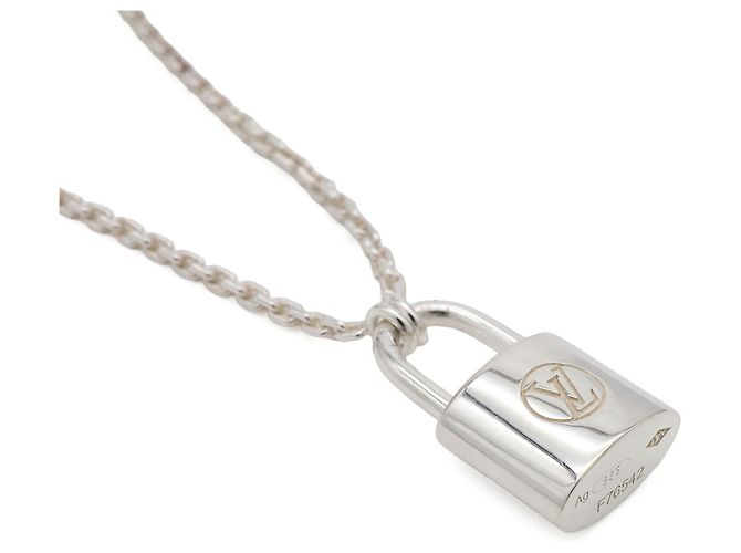 Collana Louis Vuitton Silver Lockit UNICEF - vista 4