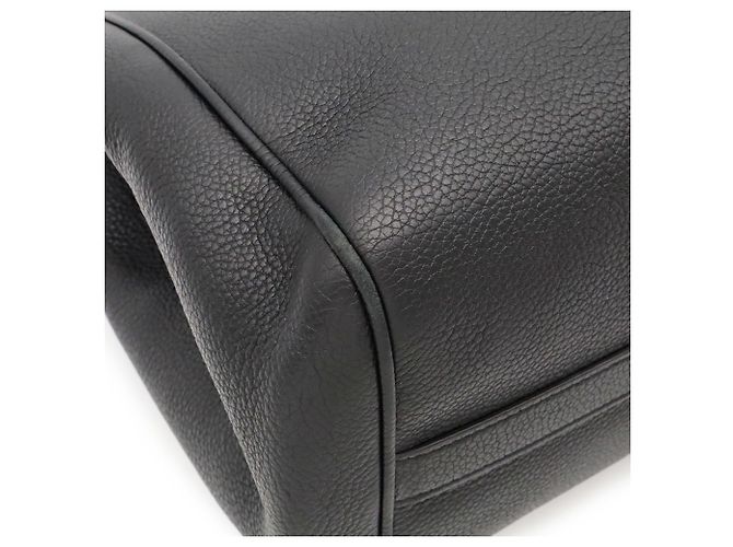 Céline Celine Small Fold Cabas Tote Bag in Black Leather - view 4