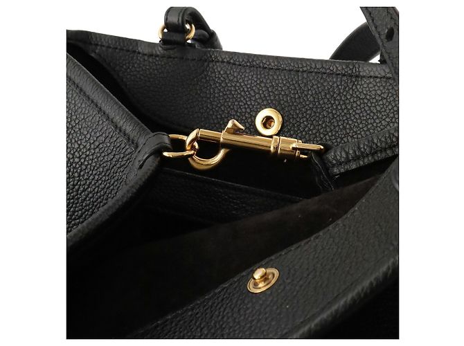 Céline Celine Small Fold Cabas Tote Bag in Black Leather - view 8