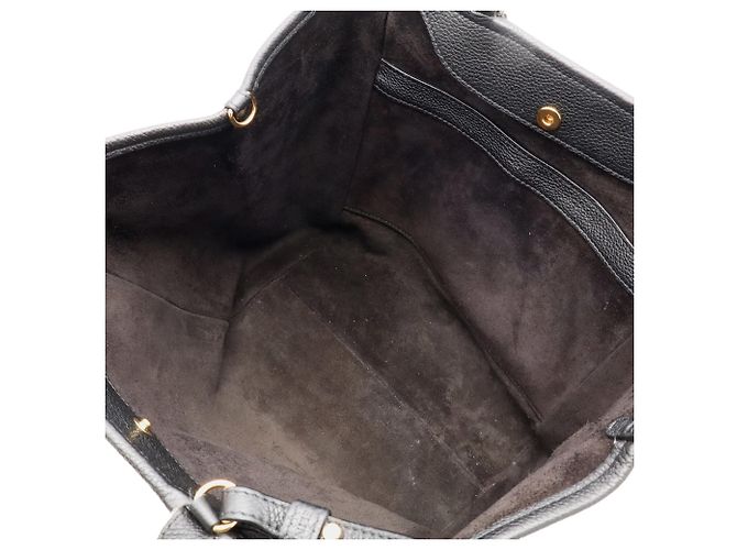 Céline Celine Small Fold Cabas Tote Bag in Black Leather - view 9