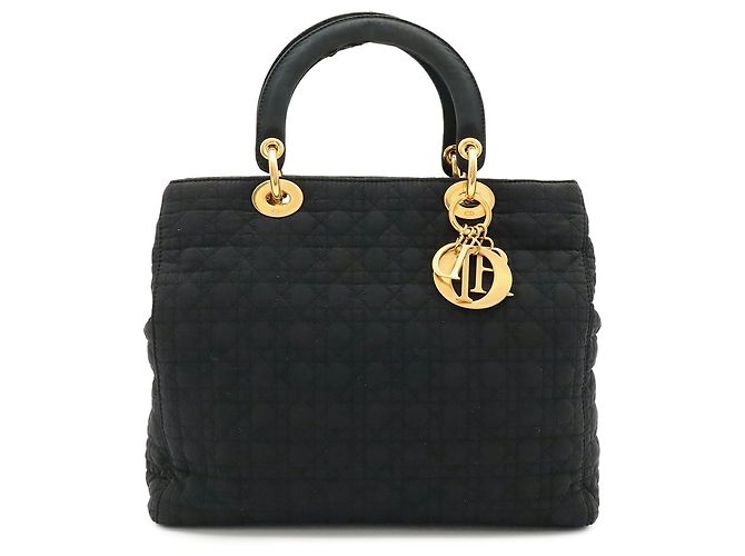 Borsa Tote Christian Dior Lady Cannage - vista 2