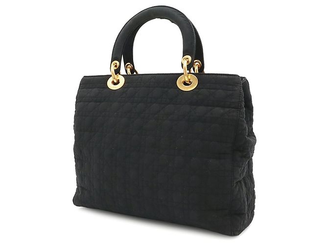 Borsa Tote Christian Dior Lady Cannage - vista 3