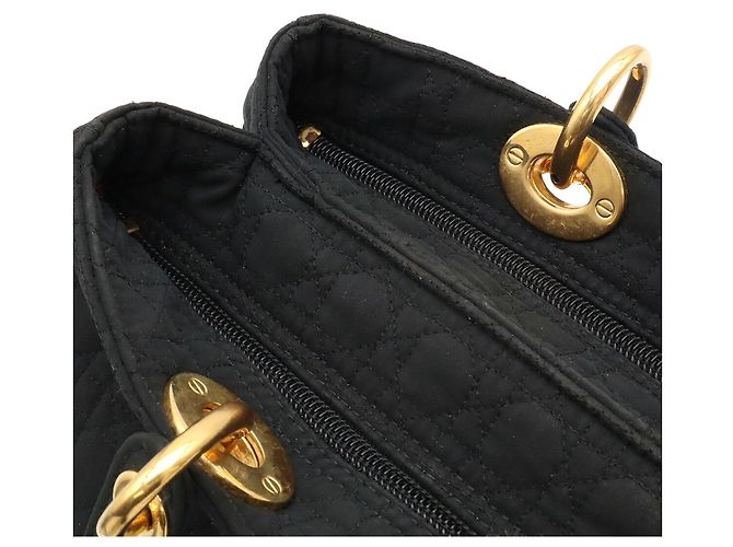 Borsa Tote Christian Dior Lady Cannage - vista 8