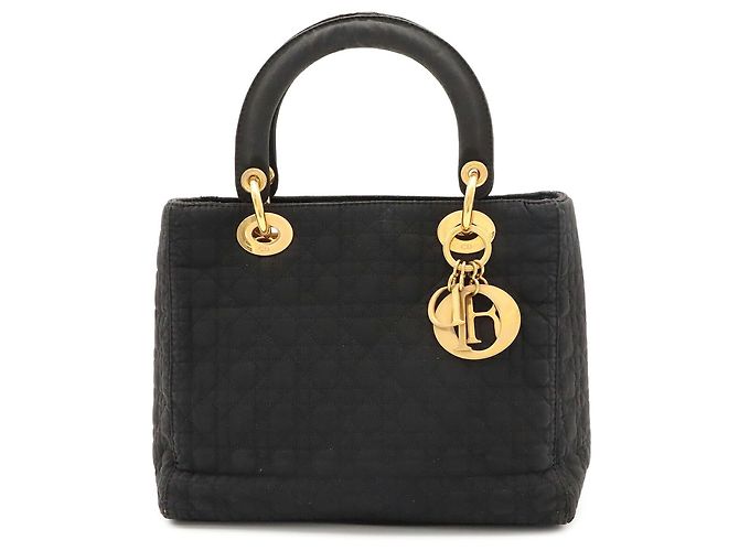 Borsa Tote Christian Dior Lady Cannage - vista 2