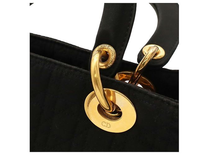 Borsa Tote Christian Dior Lady Cannage - vista 7