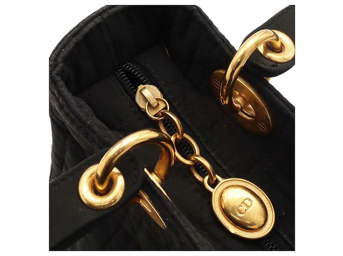 Borsa Tote Christian Dior Lady Cannage - vista 8