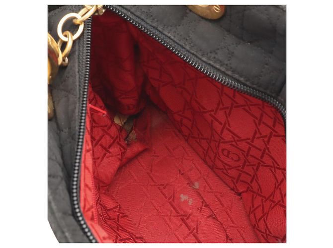 Borsa Tote Christian Dior Lady Cannage - vista 9
