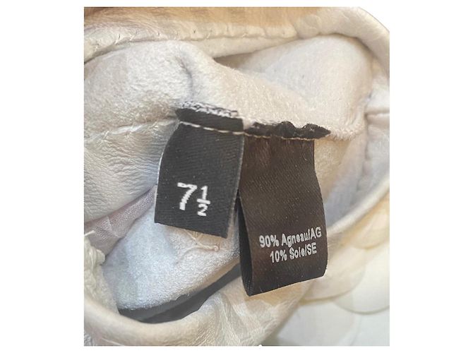 Chanel Paris-Versailles Guantes sin dedos verde menta - vista 10
