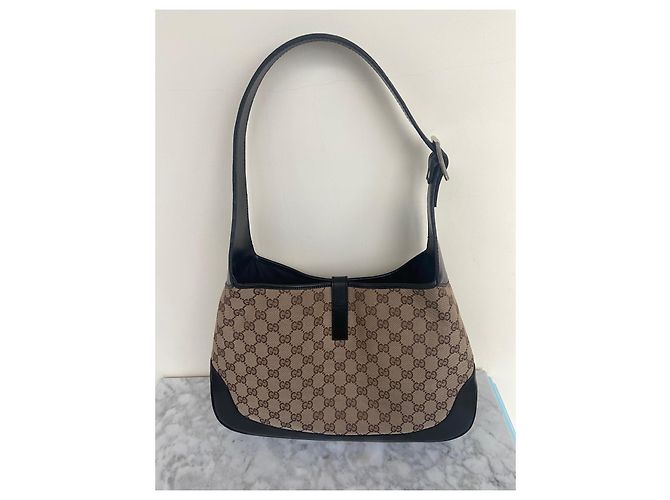 Borsa hobo Gucci Jackie Monogram - vista 2