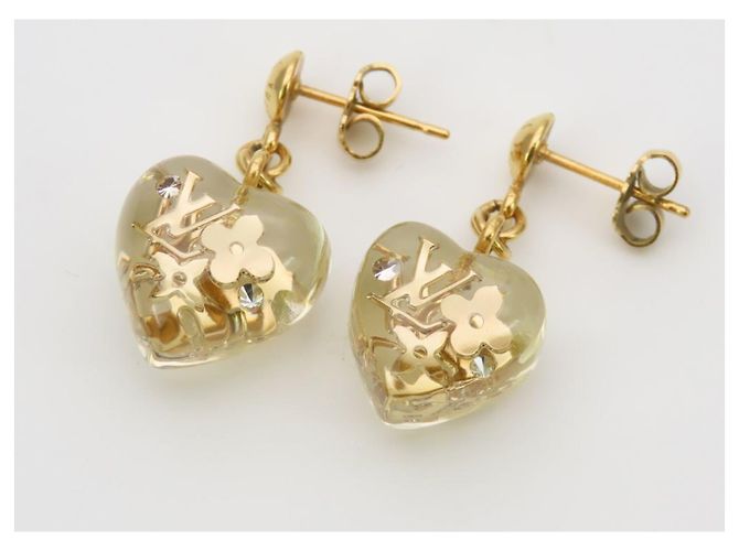 Louis Vuitton Boucles d'Oreilles Coeur Inclusion Earrings - vista 3