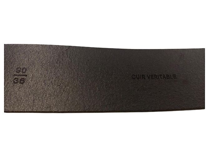 Chanel Oval CC Leather Belt in Black and Silver - view 9